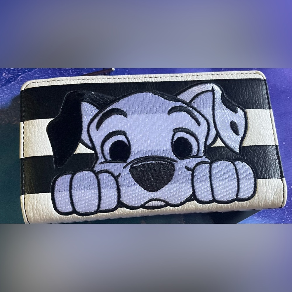 Loungefly Black and White Dalmatian Wallet